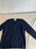 Nardo Cashmere Sweater Navy Thin Blue Stripe