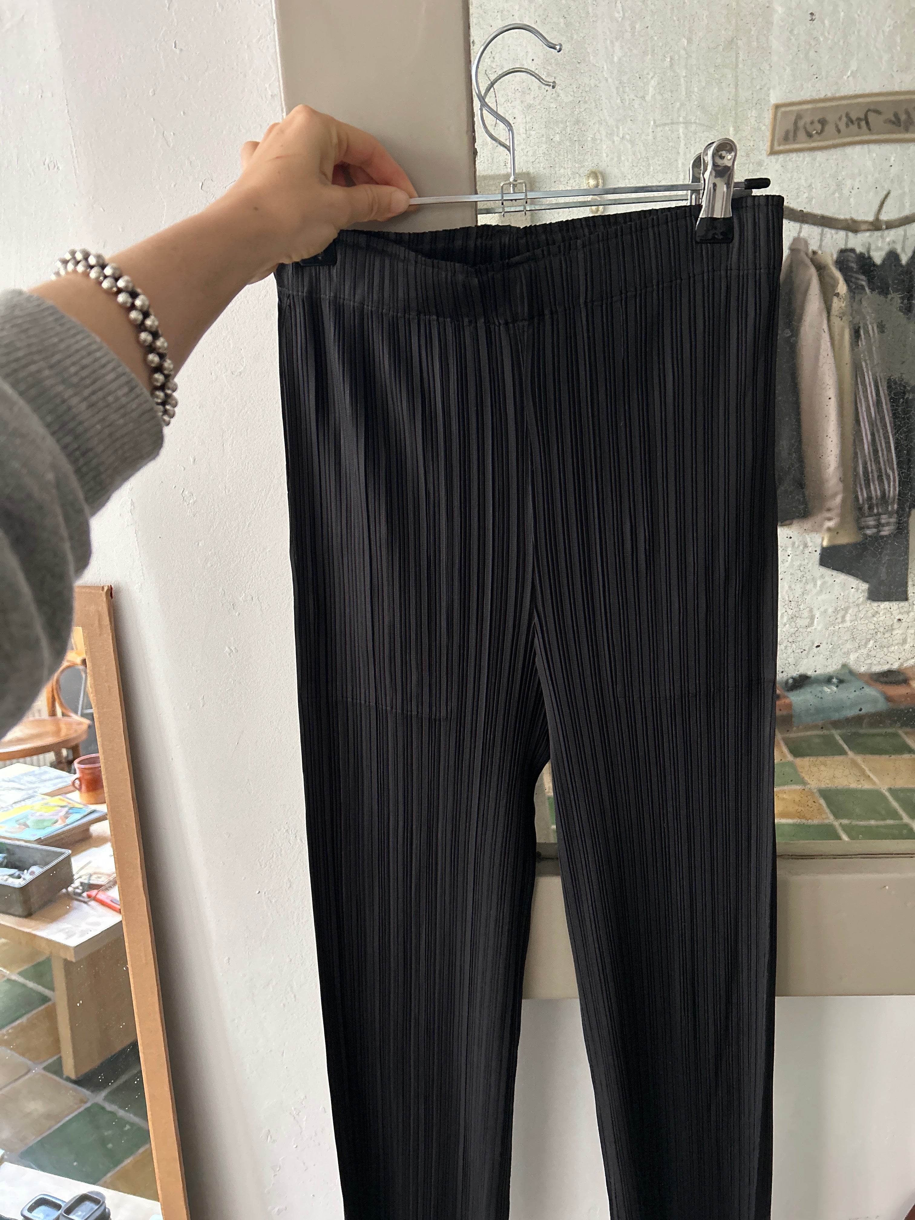 Pleats Please Issey Miyake Black Pant