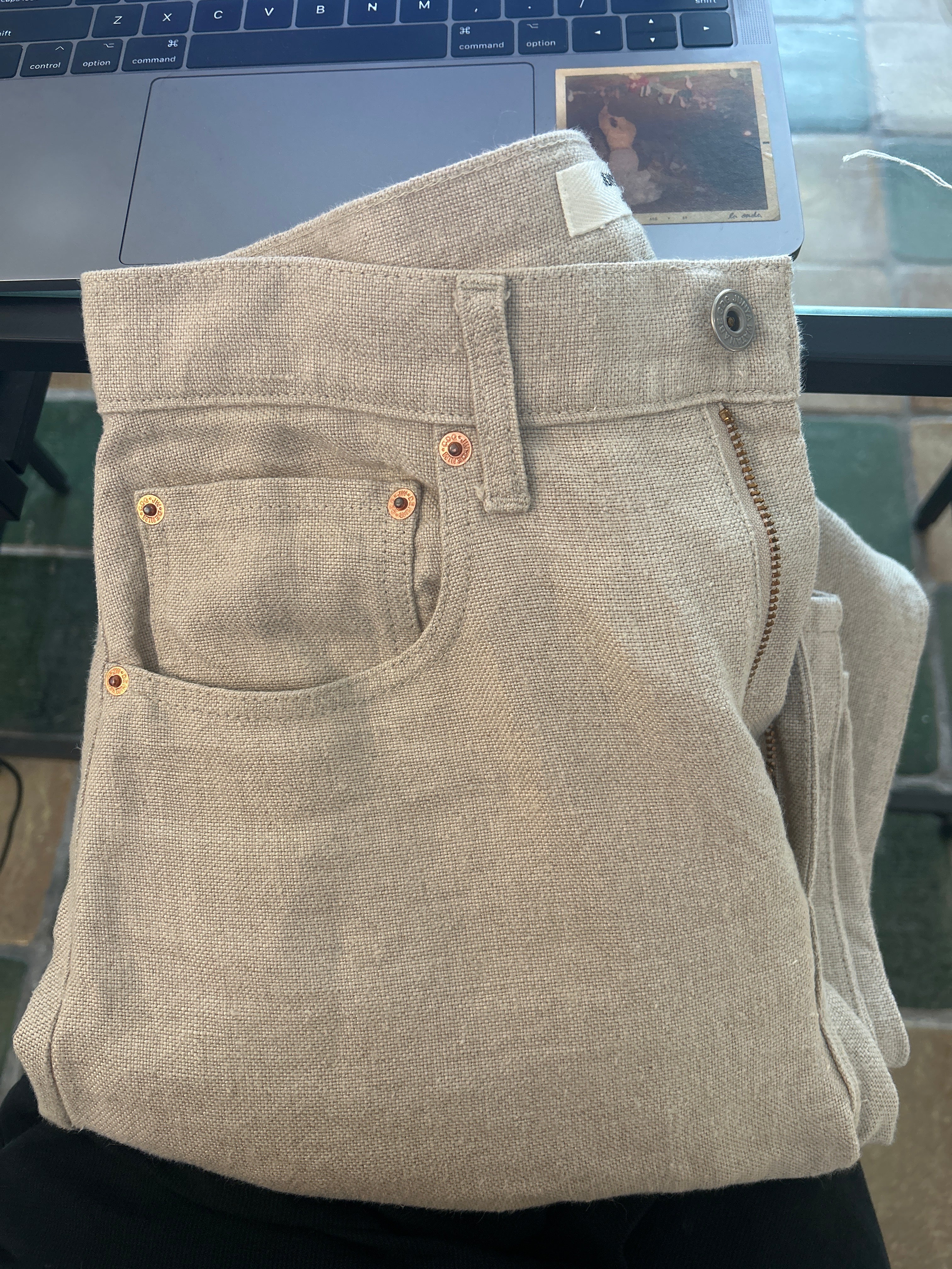 Comme Shop junya linen denim