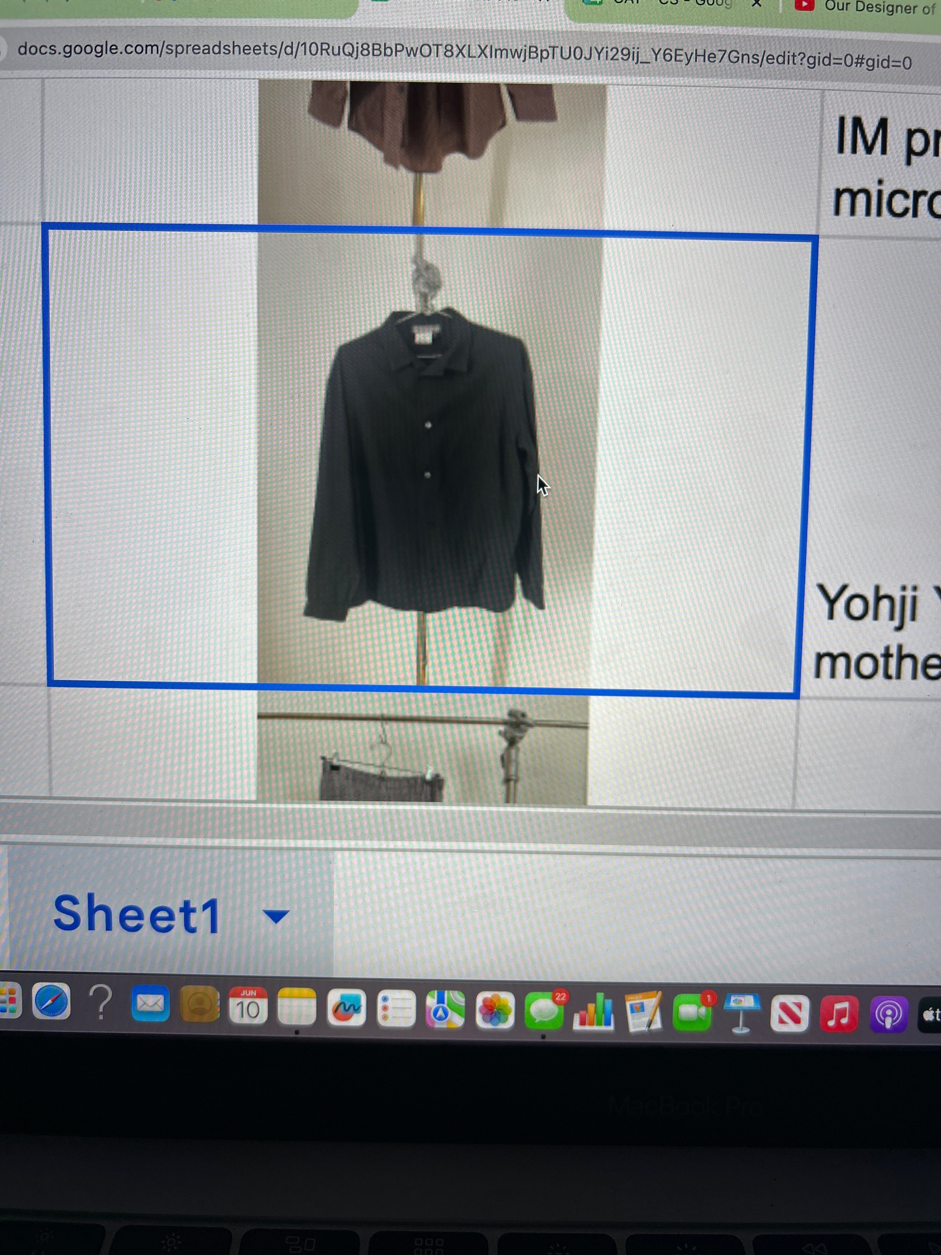 Yohji Yamamoto Black Shirt with Mother of Pearl Buttons - Sonomama